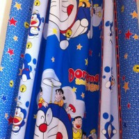 Jual Gorden pintu / jendela doraemon biru model ring smokering Murah