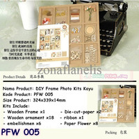 Terbaru DIY Photo Frame 'Special Moment' - Bingkai Foto Kayu -Kado Uni
