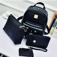 Jual Tas Import Cewek Backpack Set 4 in 1 Murah