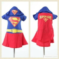 Jual Kostum Superhero Anak Perempuan (Supergirl) Murah