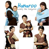 Jual GENDONGAN BAYI HANARO - HANAROO BABYWRAP POLOS BABY WRAP KANGURU Murah