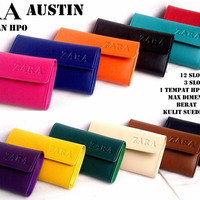 PROMO,MURAH,BARU DOMPET WANITA MURAH ZARA AUSTIN COKLAT KW SUPER