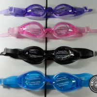 Kacamata Renang Anak Anti Fog + Anti Uv Warna Warni + Penutup Telinga