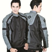 Jual Jaket Motor | Riding | Touring Pria | Abu Hitam - Inficlo SMI 401 Murah