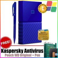 WD My Passport NEW 2TB Hardisk Eksternal USB 3.0 - BLUE + Bonus
