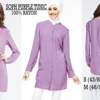 Baju Muslim Wanita - SOPHIE MARTIN PURPLE TUNIC