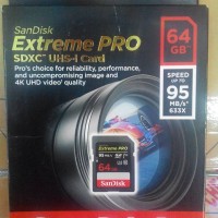 Jual SANDISK EXTREME PROSDHC/SDXC UHS-I MEMORY CARD 64GB Murah