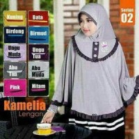 Jual Jilbab/ Hijab/ Kerudung/ Khimar - Bergo Batwing Lengan / Kamelia Murah