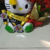 Jual Boneka wisuda hello Kitty putih 25cm lengkap Murah