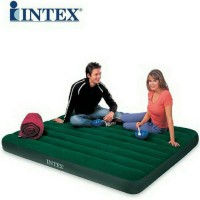 Jual Kasur Angin Intex Queen Classic Downy Airbed - Hijau/ Green Murah