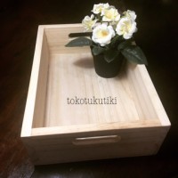 Jual wood tray / kotak kayu / kotak seserahan 30x20x10 cm Murah