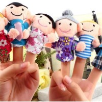 Jual (OBRAL) Boneka jari family - keluarga finger puppet Murah
