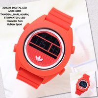Jam tangan digital adidas nixon LED tali rubber sporty grosir termurah