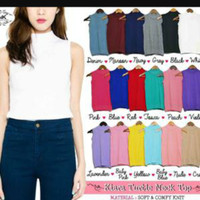 Jual Tank top Turtleneck Murah