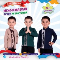 Baju Koko Anak Bahan kaos Murah Little MUTIF Man LM11