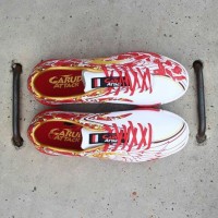 Sepatu Futsal Specs ACC Garuda Attack In Red/White free Kaos Kaki