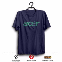 Kaos XXXL Distro ACER logo ( Laptop Notebook ) warna Biru Dongker