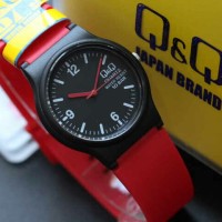 Jual Jam Tangan Wanita & Anak QQ Q&Q analog VP46J Original VP46 Merah Hitam Murah