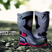 Jual Sepatu AP Boots Moto 3 ~ Sepatu Motor Anti Air Sepatu Hujan Boot Moto3 Murah