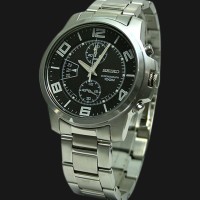 jam tangan pria Seiko Chronograph SNN167p2 ( bonia ac fossil edfice )