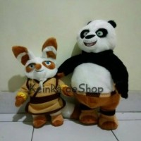 Jual Set 2 boneka Kungfu Panda Po Poo Master Shifu Guru Sifu bagus Murah