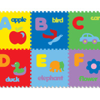 Jual Mainan Anak - Matras / Alas Lantai / Puzzle Evamats Abjad Gambar Murah