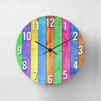 Jual Jam Dinding vintage Acrylic NICE QUALITY RAINBOW Murah