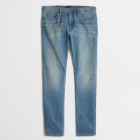 CELANA J.CREW DENIM THE SUTTON SELVEDGE JEANS - LIGHT WASH SELVAGE