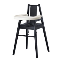 Jual IKEA BLAMES, Kursi Makan Anak dengan Baki, Hitam Murah