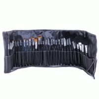 Jual MAC Make Up Brush Kuas MakeUp MAC 32 pcs 32pcs Dompet Tali Hitam Black Murah
