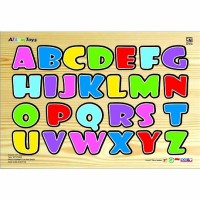 Jual Puzzle Huruf Besar, Mainan edukatif edukasi anak kayu SNI murah unik Murah