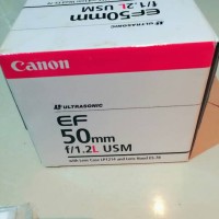 Jual Lensa Canon EF 50 mm F/1.2L USM Untuk Pak Hengky Bandung Murah