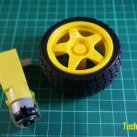 Motor DC + Roda Robotic arduino robot