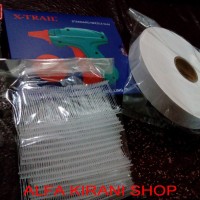 Jual Paket Tag Gun / alat tembak baju + 1000 arrow pin & pita laundry 1 inc Murah