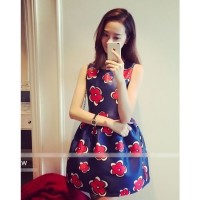 Dress Blue Sweet Elegant - Baju Wanita Import - Gaun Pesta