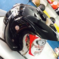 Helm KYT Romeo Classic Half Face Black