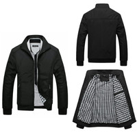 Jual JAKET BOMBER INV BLACK SIMPLE Murah