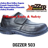 Sepatu Safety Pantofel Dozzer 503, product lokal original