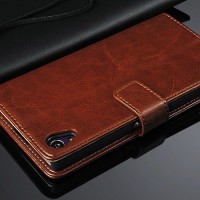 Jual Luxury Wallet Leather Case SONY Xperia Z3 Murah