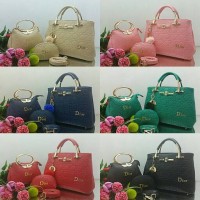tas dior branded murah cantik 3in1 hrmn