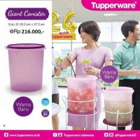 Tupperware giant canister 8,4 liter / toples besar
