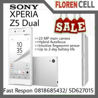 Sony Xperia Z5 Dual White Garansi Resmi 23mp Finger print