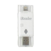 Jual iReader 3 in 1 for Iphone Ipad Ipod with Memory Slot Micro USB Murah