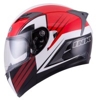 Helm INK Duke Full Face Fullface Black Red Double Visor