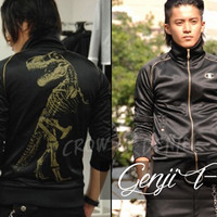 Jual jaket pria T-Rex crowszero Murah