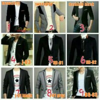 Jual blazer pria, ala korea, murah, gaul, keren, casual, semi formal Murah