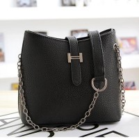 Jual Korean Style Tas Selempang Wanita Murah Import FB20 warna Hitam Merah Murah