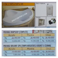 Bathtub corner LIVIA (Paket Whirlpool)