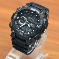 Jual Jam Tangan Pria QQ Q&Q GW87J Original GW87 Hitam Putih Murah
