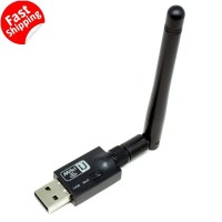 USB Wifi Dongle with Antena Wireless PC Transmitter Adapter Receiver